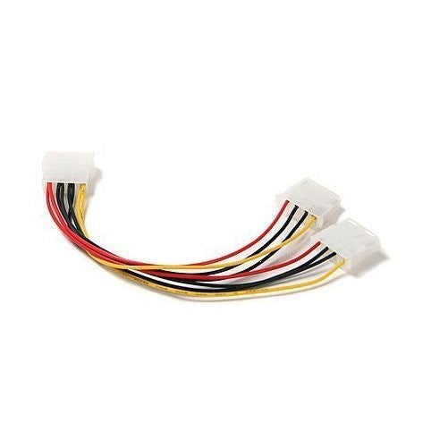 Computer Molex 4 Pin Power Supply Y Splitter Cable