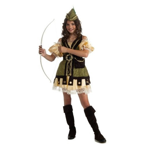 Deluxe Girl Robin Hood Costume, Small