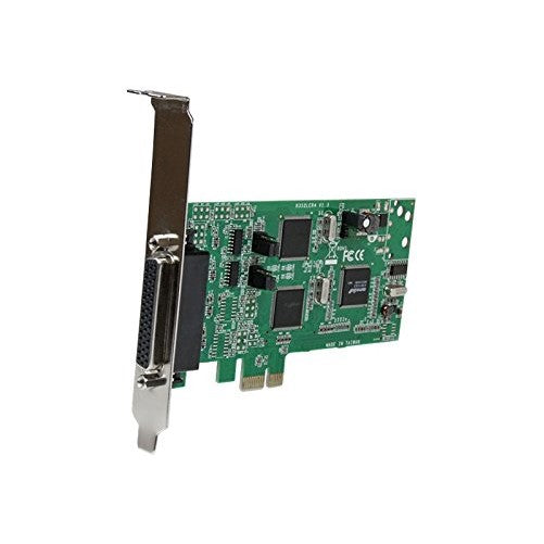 StarTech.com 4 Port PCI Express Dual Profile PCIe Serial Card Adapter with Breakout Cable - 2 x RS232 2 x RS422/RS485 PEX4S232485