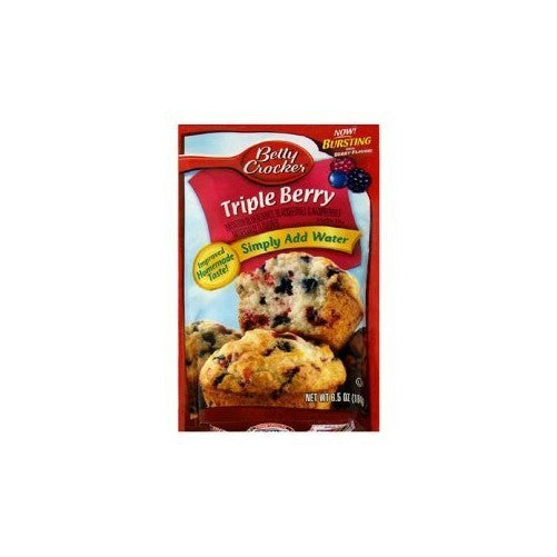 Betty Crocker Blueberry Muffin Mix 6.4 Oz Packet (Pack of 6) (Blueberry)