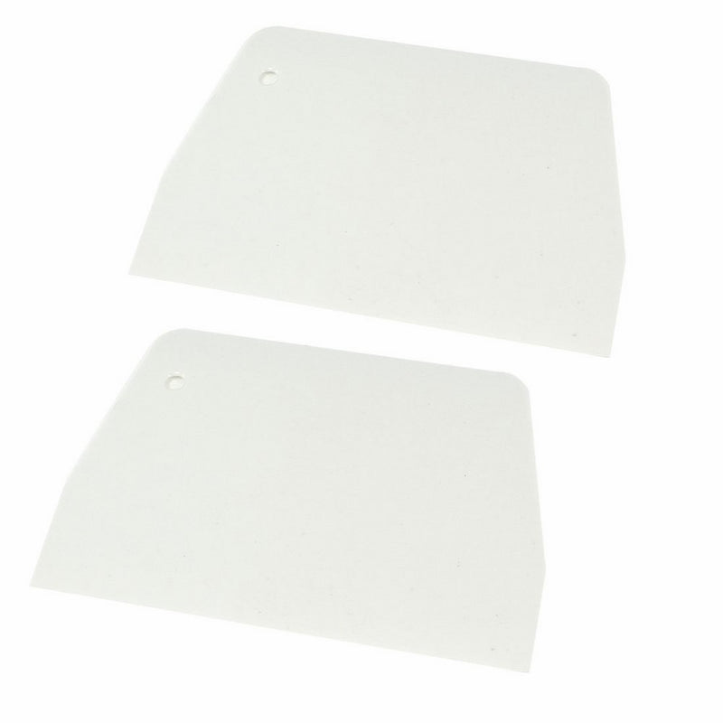 Hard Plastic Pizza Dough Pastry Cake Cutter Scraper 2 Pcs