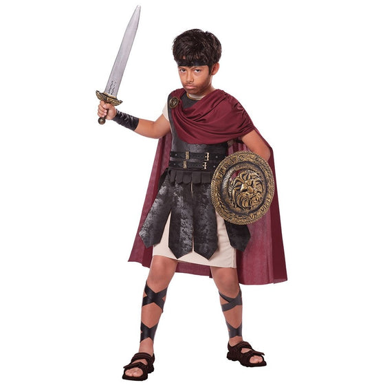 California Costumes Spartan Warrior Costume, One Color, 10-12
