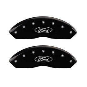 MGP Caliper Covers 10220SFRDBK Caliper Cover, 1 Pack