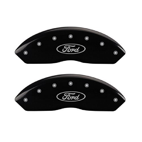 MGP Caliper Covers 10220SFRDBK Caliper Cover, 1 Pack