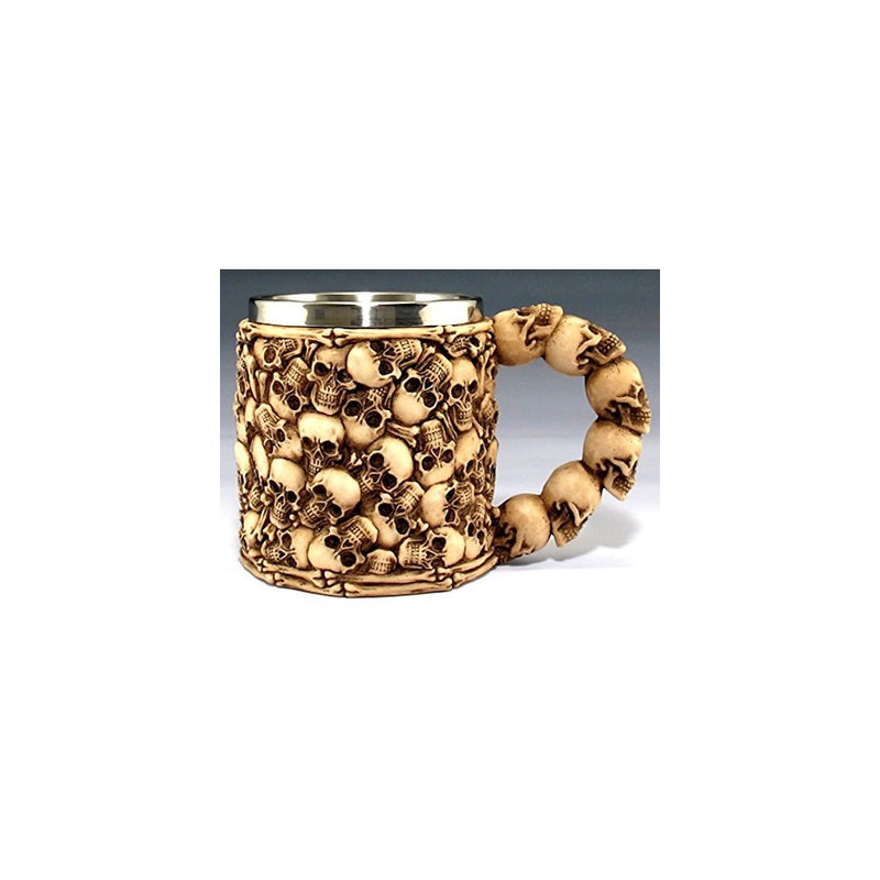 New! Multiple Skulls Ossuary Mug by ESI