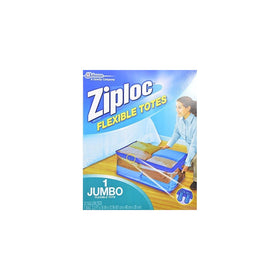 Ziploc Flexible Totes, Jumbo 22 Gallon Qty: 1 Bag (Pack of 2)