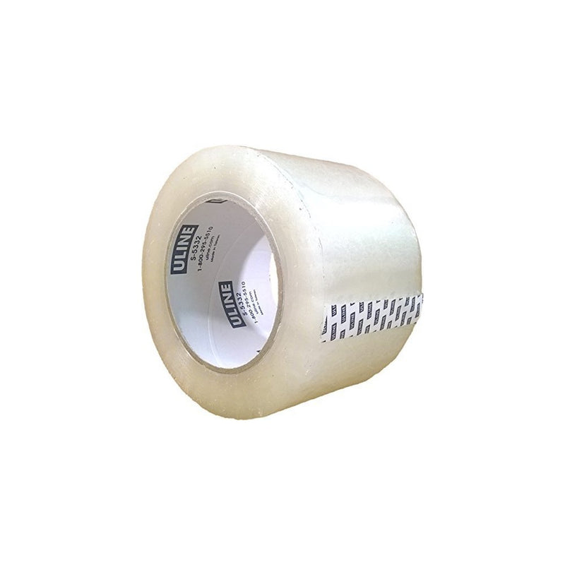 Packing Tape, 3 Inch X 110 Yard 2.6 Mil Crystal Clear Industrial Plus Tape By Uline, Pack of 4
