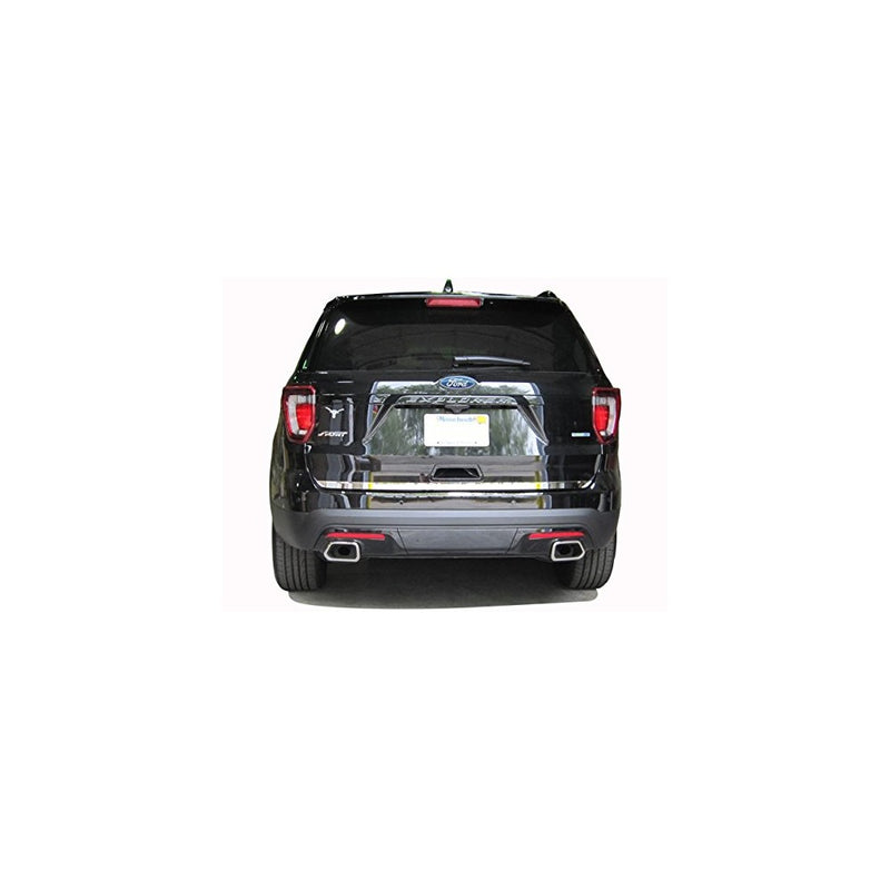 QAA FITS EXPLORER 2016-2018 FORD (1 Pc: Stainless Steel Rear Deck Accent Trim - 1.25" wide, 4-door, SUV) RD56330