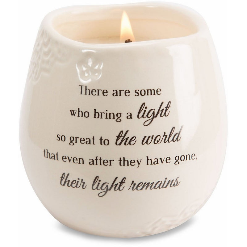 Light Your Way Memorial 19176 in Memory Light Remains Ceramic Soy Wax Candle