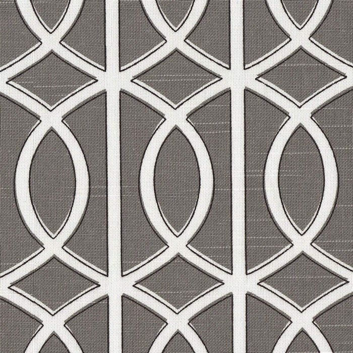Trellis Pattern Fabric Upholstered Wooden Barstool with Backrest, Brown and Cream
