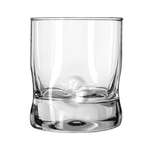Libbey Crisa Impressions 12-Ounce Double Old Fashioned Glass, Box of 12, Clear