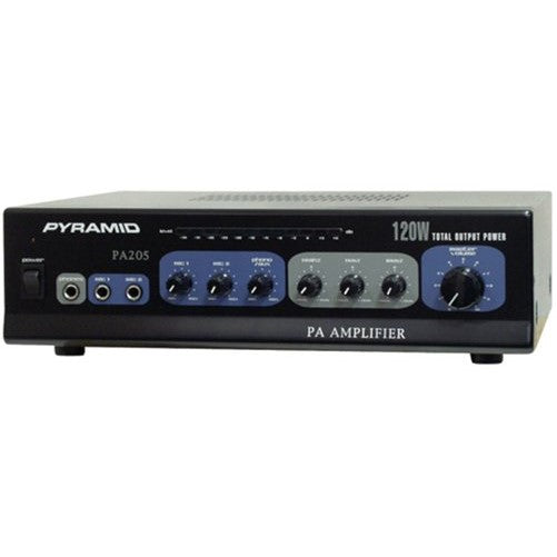 Pyramid PA205 Amplifier With Microphone Input (120-Watt)