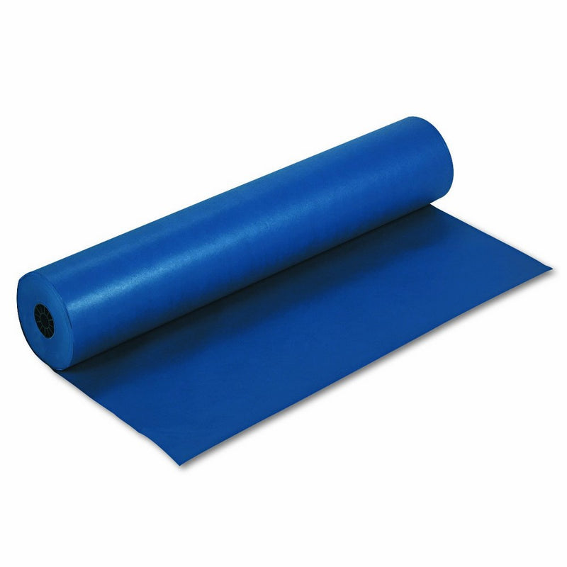 Pacon PAC63180 Rainbow Lightweight Duo-Finish Kraft Paper Roll, 3-Feet by 1000-Feet, Dark Blue (63180)