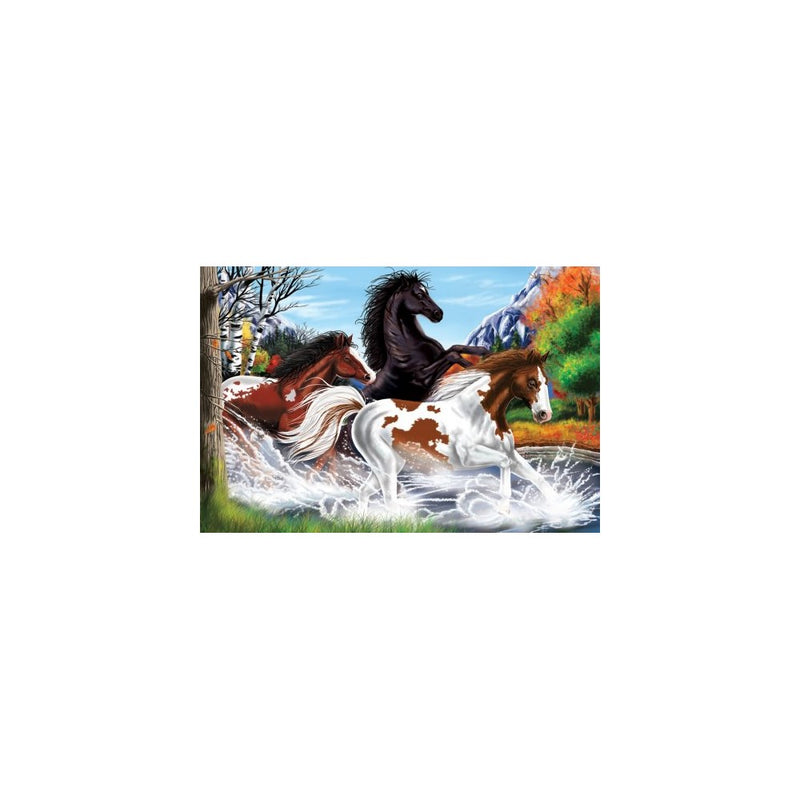 Melissa & Doug Horses Jumbo Jigsaw Floor Puzzle (48 pcs, 2 x 3 feet)