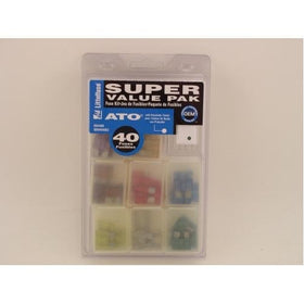 Littelfuse 00940400Z ATO Blade Fuse Super Value Pack - 40 Piece