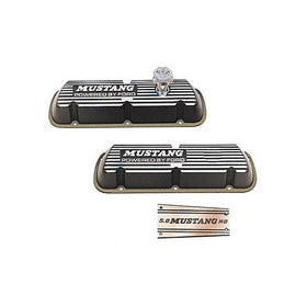 Ford Racing M6000E302 Black Satin Valve Covers, 302