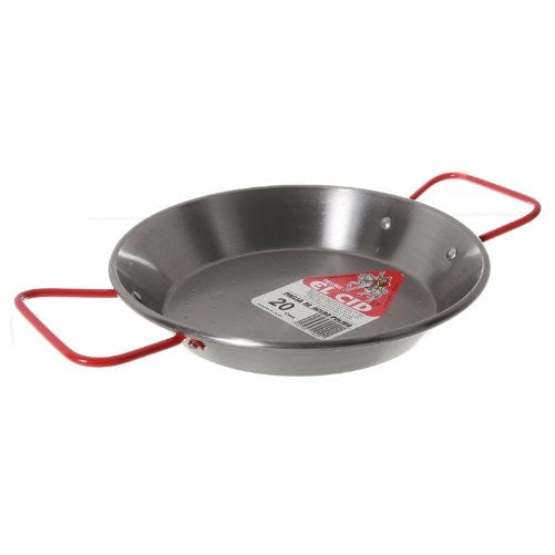 Garcima 8-Inch Carbon Steel Paella Pan, 20cm