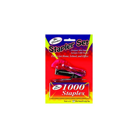 Pencil Grip The Classics Mini Stapler (26/6) with 1000 Staples, Assorted Colors (TPG-134)