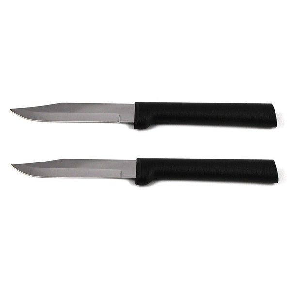 Rada Cutlery Regular Paring Knife, Black Handle, Pack of 2