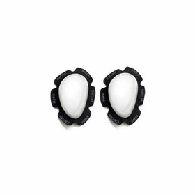 Chicken Hawk Racing Knee Sliders - Hard - White KS09-WHT