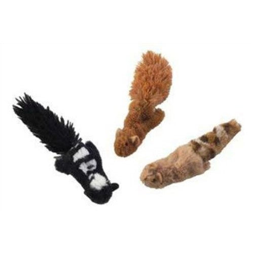 Skinneeez Cat Toys, 3" Forested, Creature May Vary