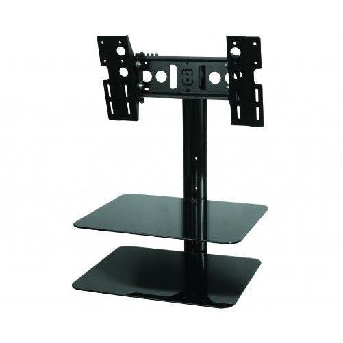 AVF ESL422B-T Tilt and Turn TV Mount with 2 AV Shelves, and Cable Management System for 25-Inch to 47-Inch TV - Black