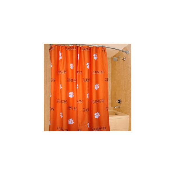 College Covers Clemson Tigers Printed Shower Curtain Cover, 70" x 72"