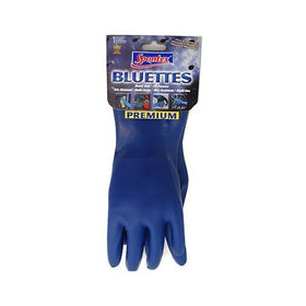 Spontex Neoprene Gloves Blue Neoprene Coating, Cotton Knit Lining Medium Boxed