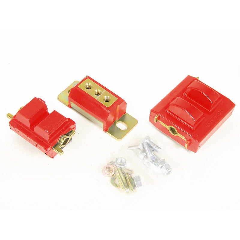 Prothane 7-1909 Red Motor and Transmission Mount Kit