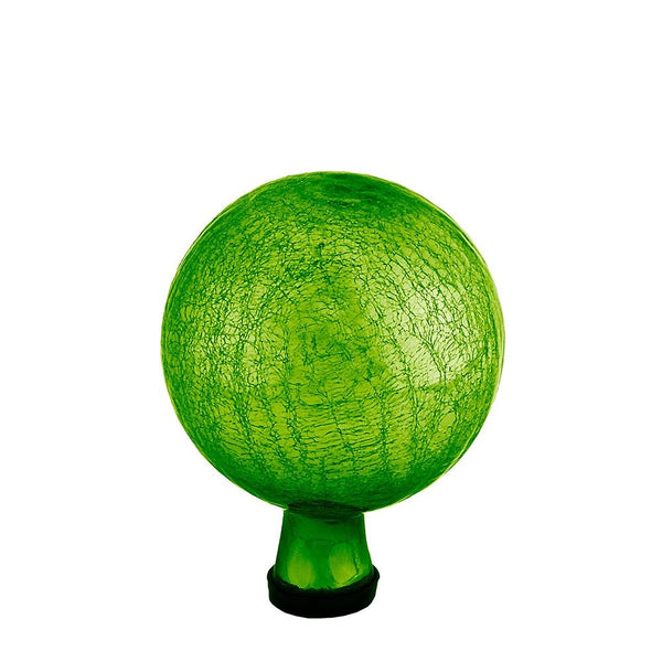 Achla Designs 6-Inch Crackle Gazing Globe Ball, Fern Green