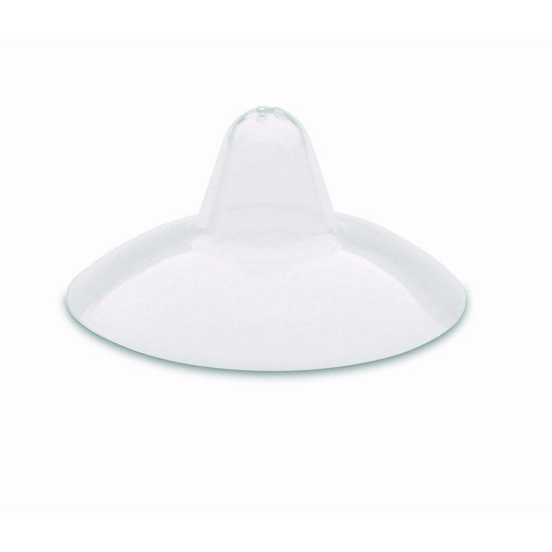 Ameda Contact Nipple Shield, 24mm Opening, Ultra-Thin Flexible Silicone, Encourages Baby's Attachment to Breast, Great for Problems with Latching, Cushions Sore or Sensitive Nipples