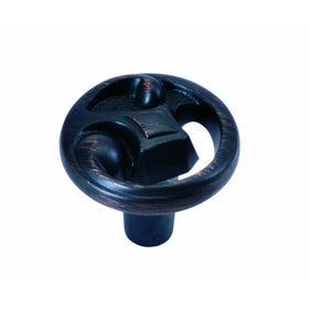 Hickory Hardware P3574-VB 1-1/8-Inch Durham Cabinet Knob, Vintage Bronze