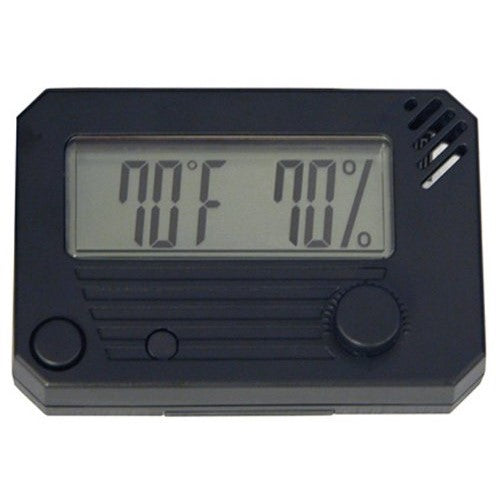 Quality Importers HygroSet, Rectangle Digital Hygrometer for Humidors