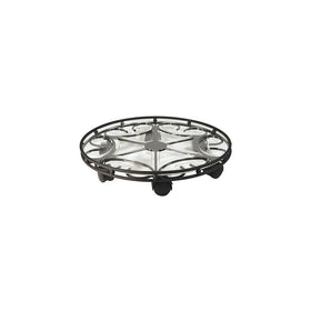 Plastec SC21BK Deluxe Saucer Caddy, 21-Inch, Black
