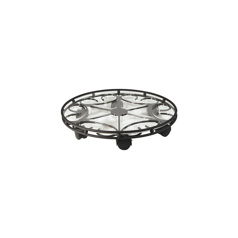 Plastec SC21BK Deluxe Saucer Caddy, 21-Inch, Black