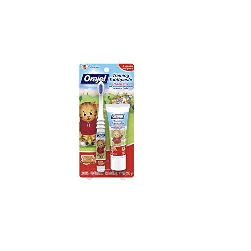 Orajel Toddler Toothpaste and Toothbrush,1 Oz