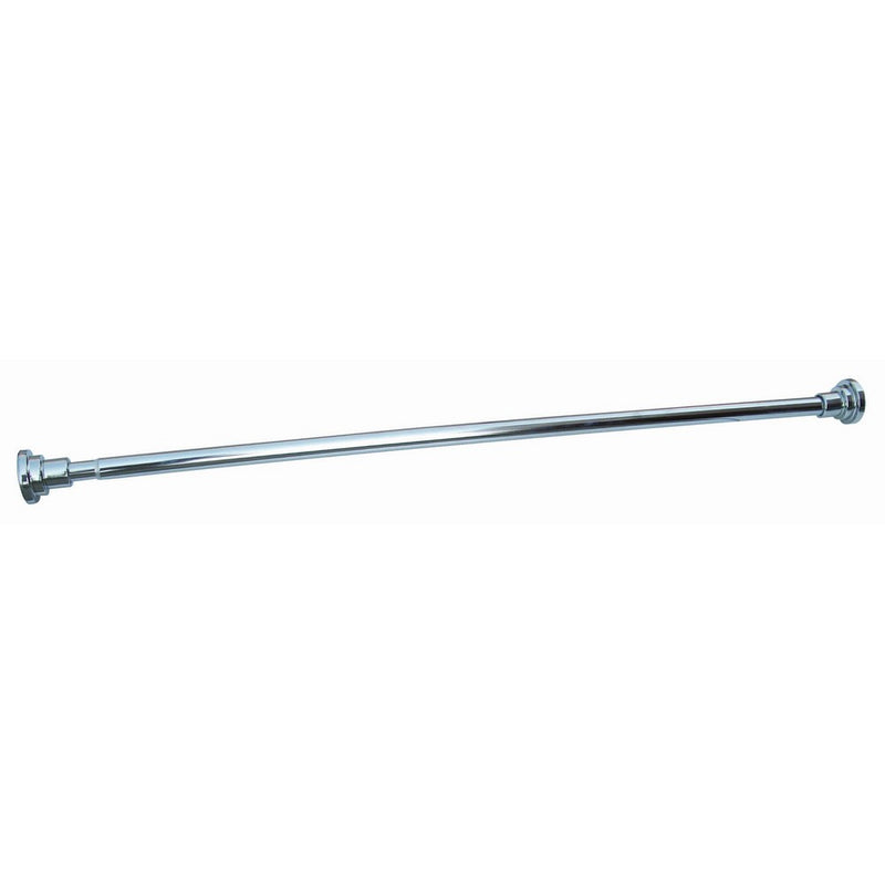 Design House 560904 Shower Rod-Straight, Polished Chrome Finish