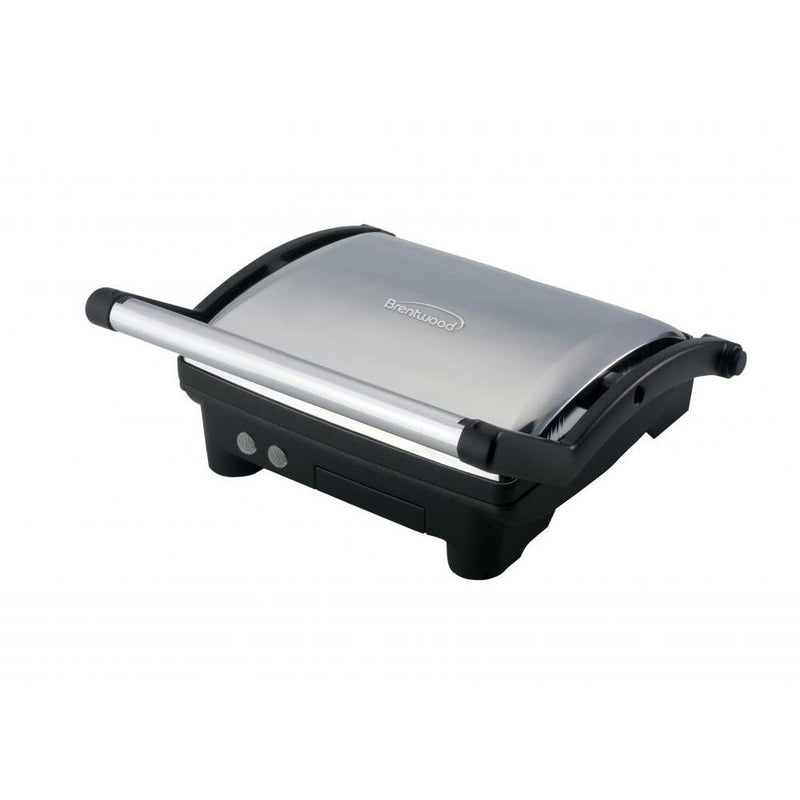 Brentwood TS-650 Stainless Steel Brush Finish Contact Grill