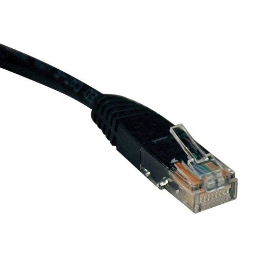 Tripp Lite Cat5e 350MHz Molded Patch Cable (RJ45 M/M) - Black, 15-ft.(N002-015-BK)