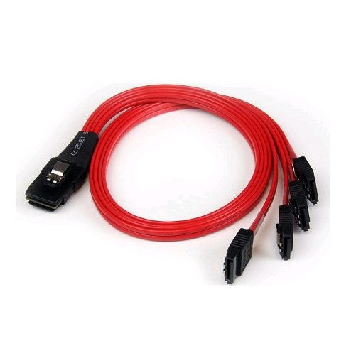 StarTech.com 50cm SFF-8087 to 4X SATA - Internal Mini SAS to SATA Reverse Cable (SAS8087S4R50)