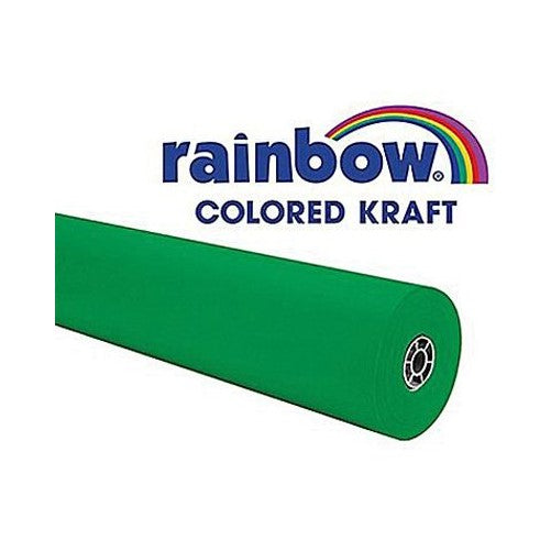 Rainbow Kraft 0063174 Duo Finish Kraft Paper Roll, 48" x 200' Size, Brite Blue