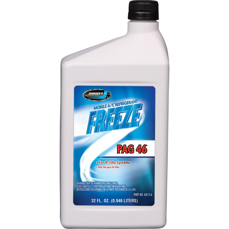 Johnsen's 6813-6 ISO 46 Premium PAG Lubricant - 32 oz.