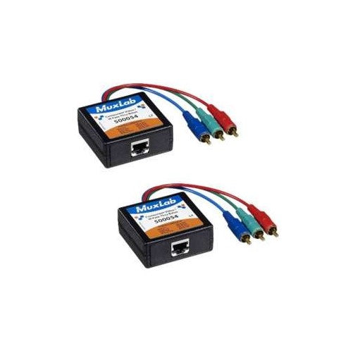 MuxLab 500054-2PK Component Video/IR Pass-Thru Balun, 2-Pack