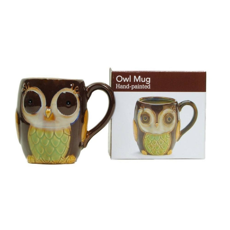 Porcelain Chocolate Owl 12 Oz Coffee Mug/cup for Our Owl Lovers
