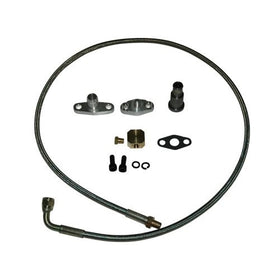 Turbo oil line kit drain oil pan plug ,Extra Long 51 Inch