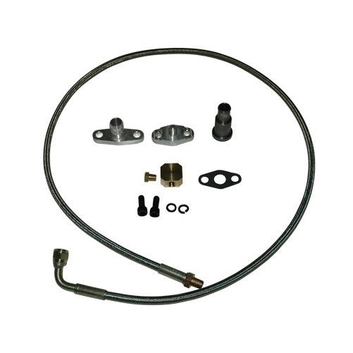 Turbo oil line kit drain oil pan plug ,Extra Long 51 Inch