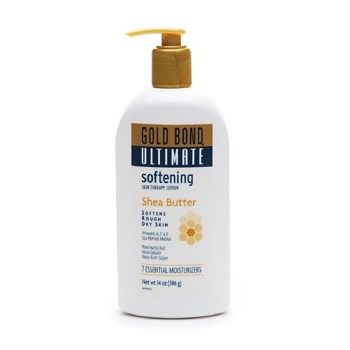 Gold Bond Ultimate Softening Lotion Shea Butter - 14 oz (Pack of 6)