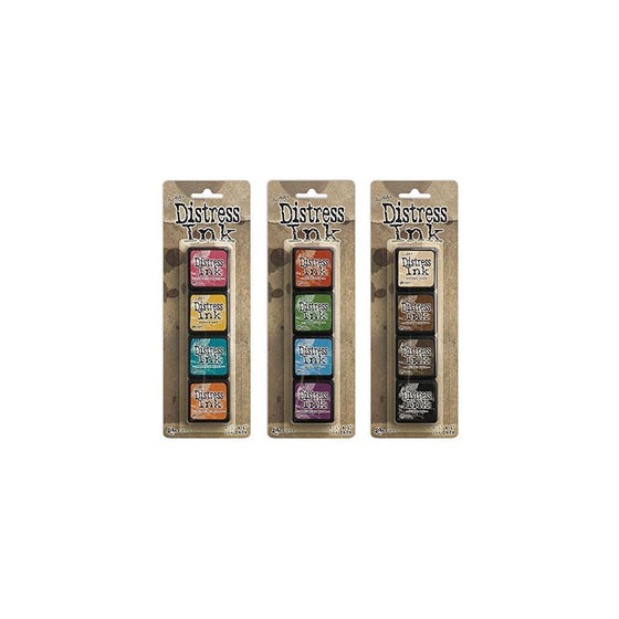 Ranger Tim Holtz Distress Mini Ink Pad Kits #1, #2 and #3 Bundle