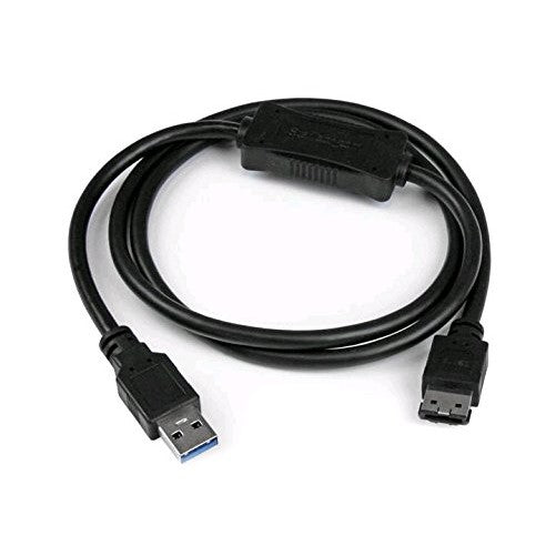 StarTech.com USB3S2ESATA3 USB 3.0 to eSATA HDD / SSD / ODD Adapter Cable - 3ft eSATA Hard Drive to USB 3.0 Adapter Cable - SATA 6Gbps