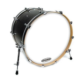 Evans EQ3 Resonant Smooth White Tom Hoop Drum Head, No Port, 16 Inch